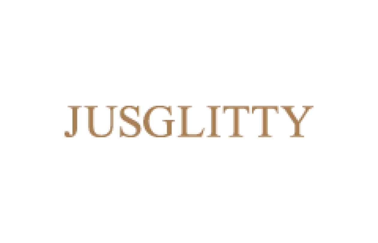 JUSGLITTYのロゴ