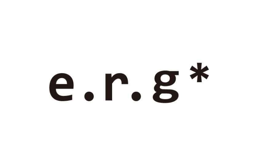 e.r.g*のロゴ